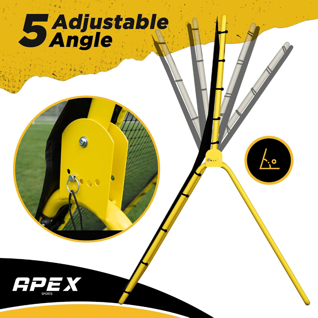 Apex Sports Professional Lacrosse Rebounder Volleyball Rebounder (4x7 Feet)