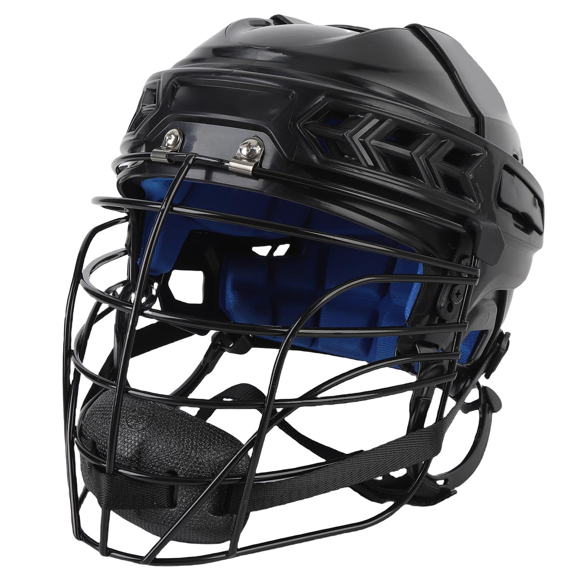 Jiawu Hockey Helmet Combo with Cage, Ventilation & Adjustable Chin Straps, EVA Foam Padding, Reduces Impact and Protects Helmets, Fits for Youth, Adult, High School and College