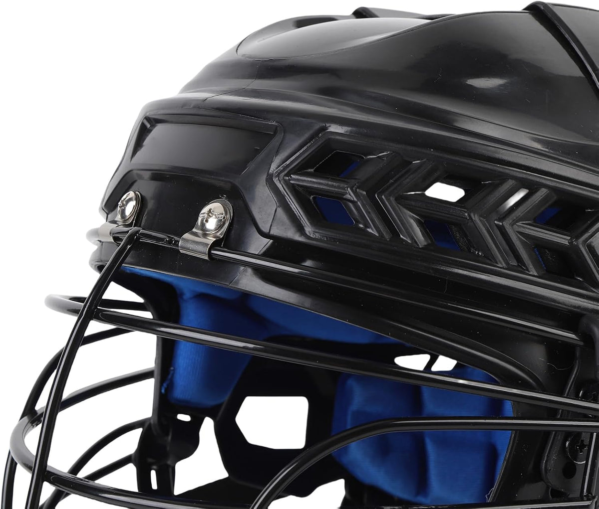 Fabater Ice Hockey Helmet, Adjustable Chin Straps, Ventilation, EVA Foam Padding, Ergonomic and Lightweight Design Adult Hockey Helmet, Youth with Cage for Youth, Adult,