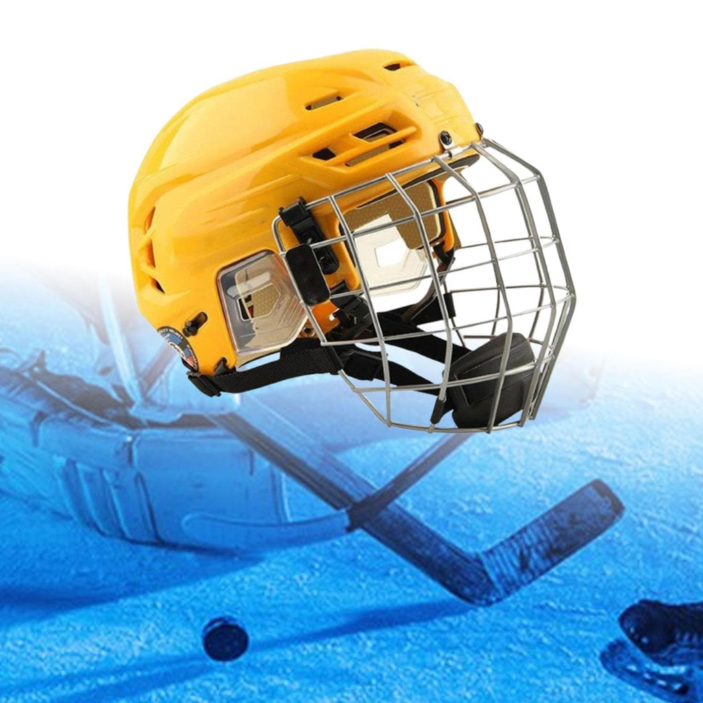harayaa Hockey Helmet with Facemask Polyethylene Shell Roller Skating Helmet Enhanced Comfort Suitable for Sports Training Competiti