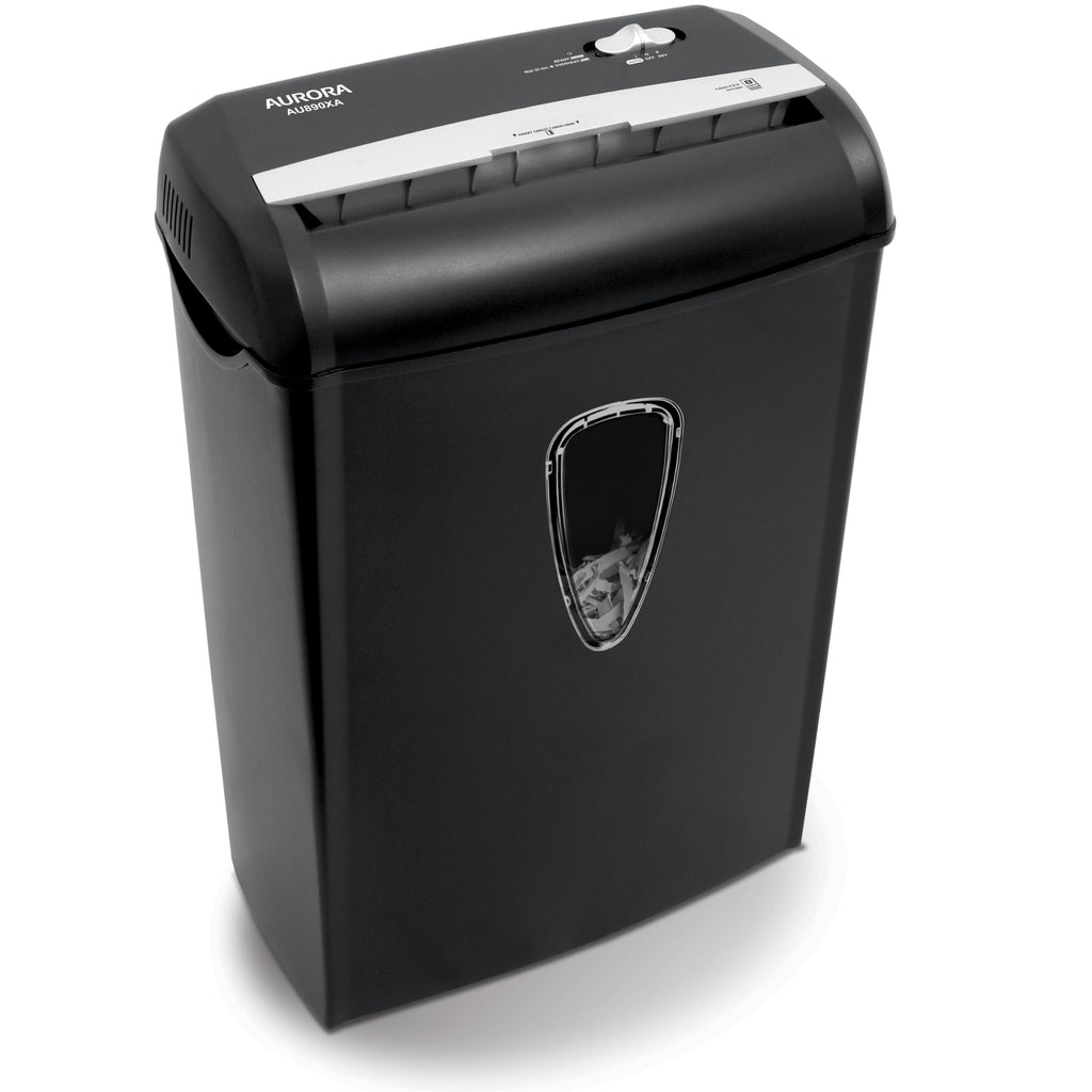 Aurora Anti-Jam 16-Sheet Crosscut Paper/CD and Credit Card Shredder/ 5-Gallon pullout Basket 30 Minutes Continuous Run Time
