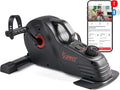 Sunny Health & Fitness 2-in-1 Smart Magnetic Pedal Exerciser, Compact Indoor Under-Desk Mini Exercise Bike for Full Body Cardio Workout and Physical Therapy, Free SunnyFit Training App Connection
