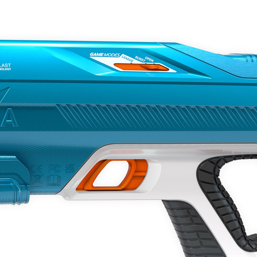 SPYRA Electric Water Blaster, Outdoor Squirt Gun for Pool Games, Blue