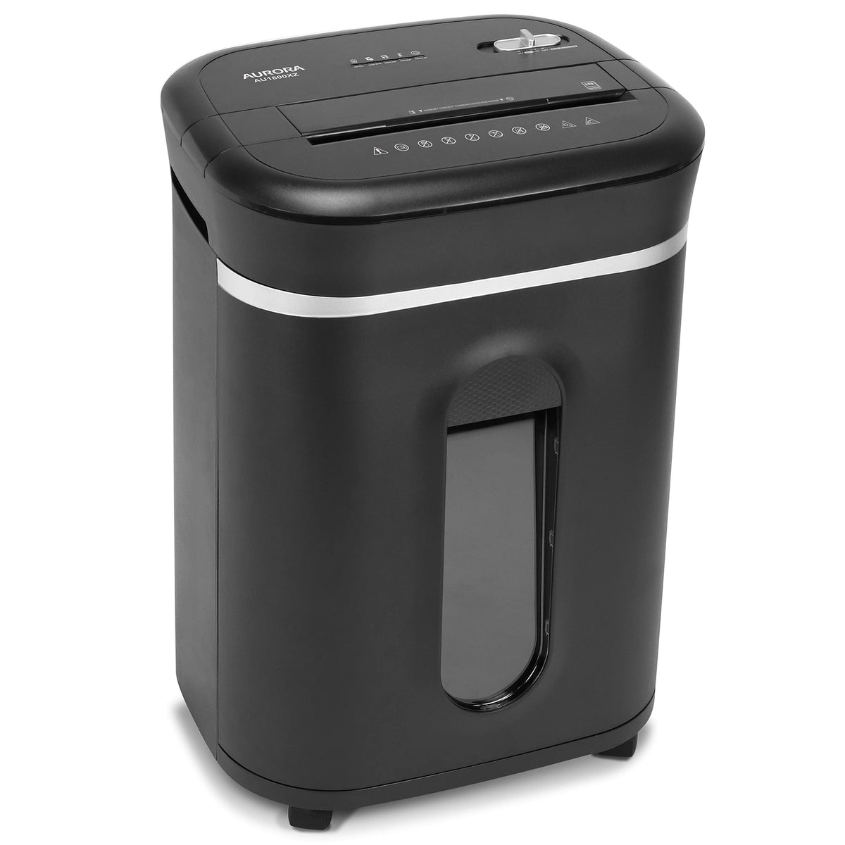 Aurora Professional Grade 150-Sheet Auto Feed Micro-Cut Paper and Credit Card Shredder/60 Minutes Continuous Run Time