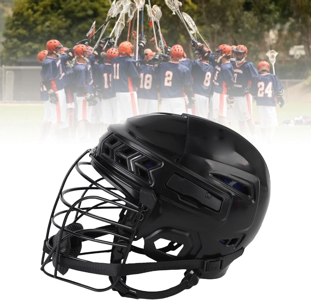 RiToEasysports Lightweight Hockey Helmet, Professional Training Headgear, Face Protective Equipment, Suitable for Players and Sports Enthusiasts