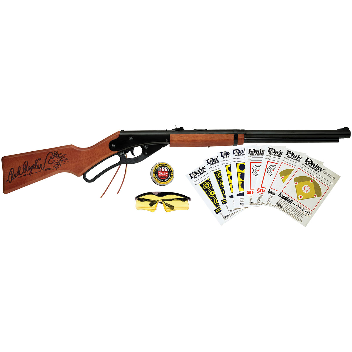 Daisy Red Ryder 1938 .177 BB Rifle- Wood Stock- LeverâAction