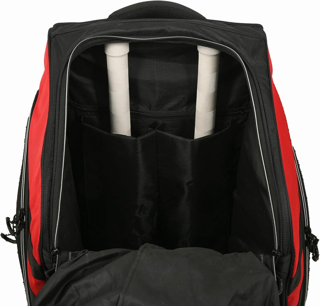 Hammer Beserker 1.0 Duffle Cricket Kit Bag - Premium 2100D Polyester | Dual Bat Pockets | Helmet & Shoe Compartment | Padded Protection | Adult Cricket Gear Bag
