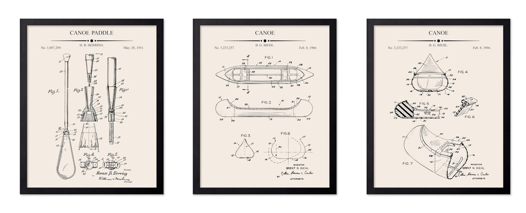 Poster Master 3-Piece Fencing Blueprint Poster - Fencing Garment Patent Print - Fencing Mask Design - Target Art - Sports Design - Technical Drawing Print - Gym or Office Decor - 8x10 Brown Framed