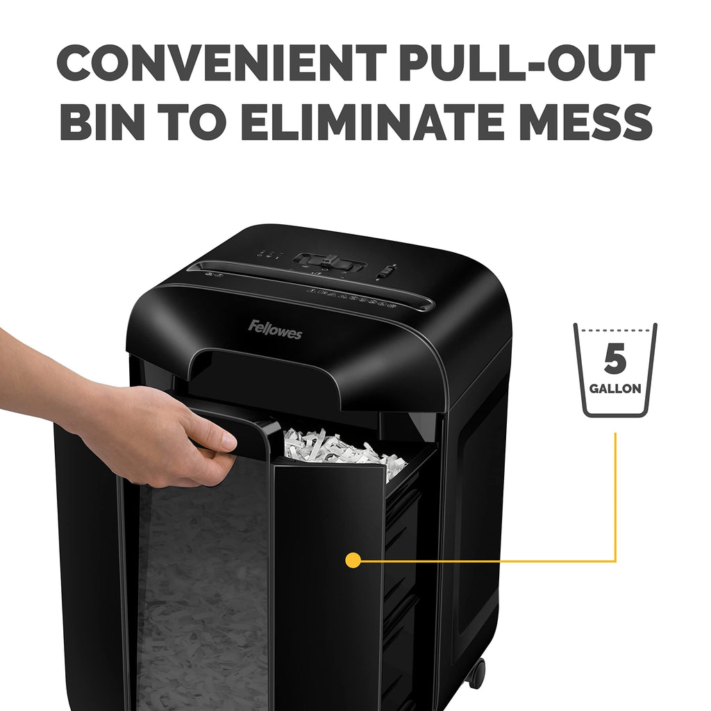 Fellowes Powershred LX70-DB 11 Sheet Cross-Cut Household Paper Shredder for Home Office