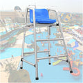 Heavy-Duty Rustproof Stainless Steel Lifeguard Chair - Durable Referee Stand for Pools, Water Parks & Lakes - Essential Lifeguard Equipment for Safety Use(72x82x120cm/28.3x32.3x47.2inch)
