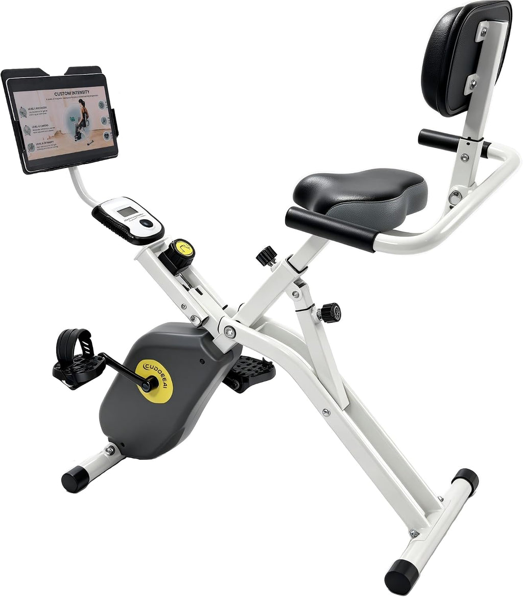 Foldable Magnetic Recumbent Stationary Exercise Bike