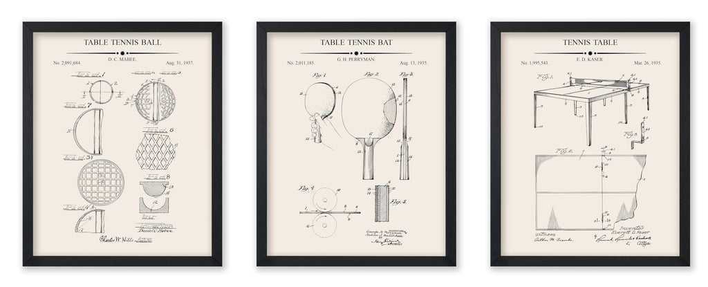 Poster Master 3-Piece Fencing Blueprint Poster - Fencing Garment Patent Print - Fencing Mask Design - Target Art - Sports Design - Technical Drawing Print - Gym or Office Decor - 8x10 Brown Framed