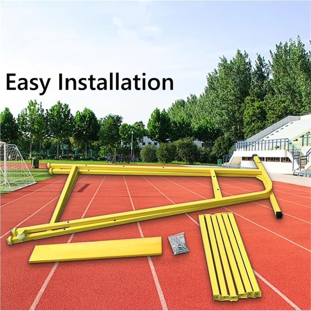 Detachable Tennis Umpire Chair, Heavy-Duty Ladder Chairs, Elevated High Seat with Wheels, Outdoor Referee Chairs for Tennis, Swimming Pool, Badminton