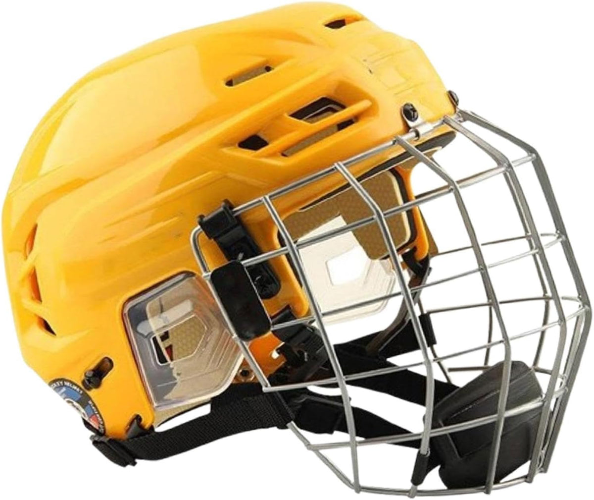 harayaa Hockey Helmet with Facemask Polyethylene Shell Roller Skating Helmet Enhanced Comfort Suitable for Sports Training Competiti