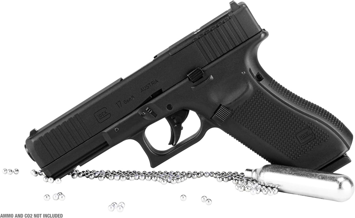 Glock 17 Gen 5 MOS Blowback .177 Caliber BB Gun Pistol, Black