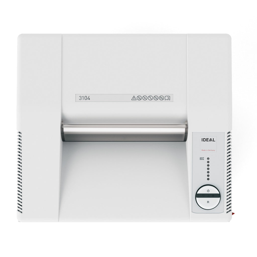 IDEAL 3104 P4 Cross Cut Commercial Office Paper Shredder 26 Gallon