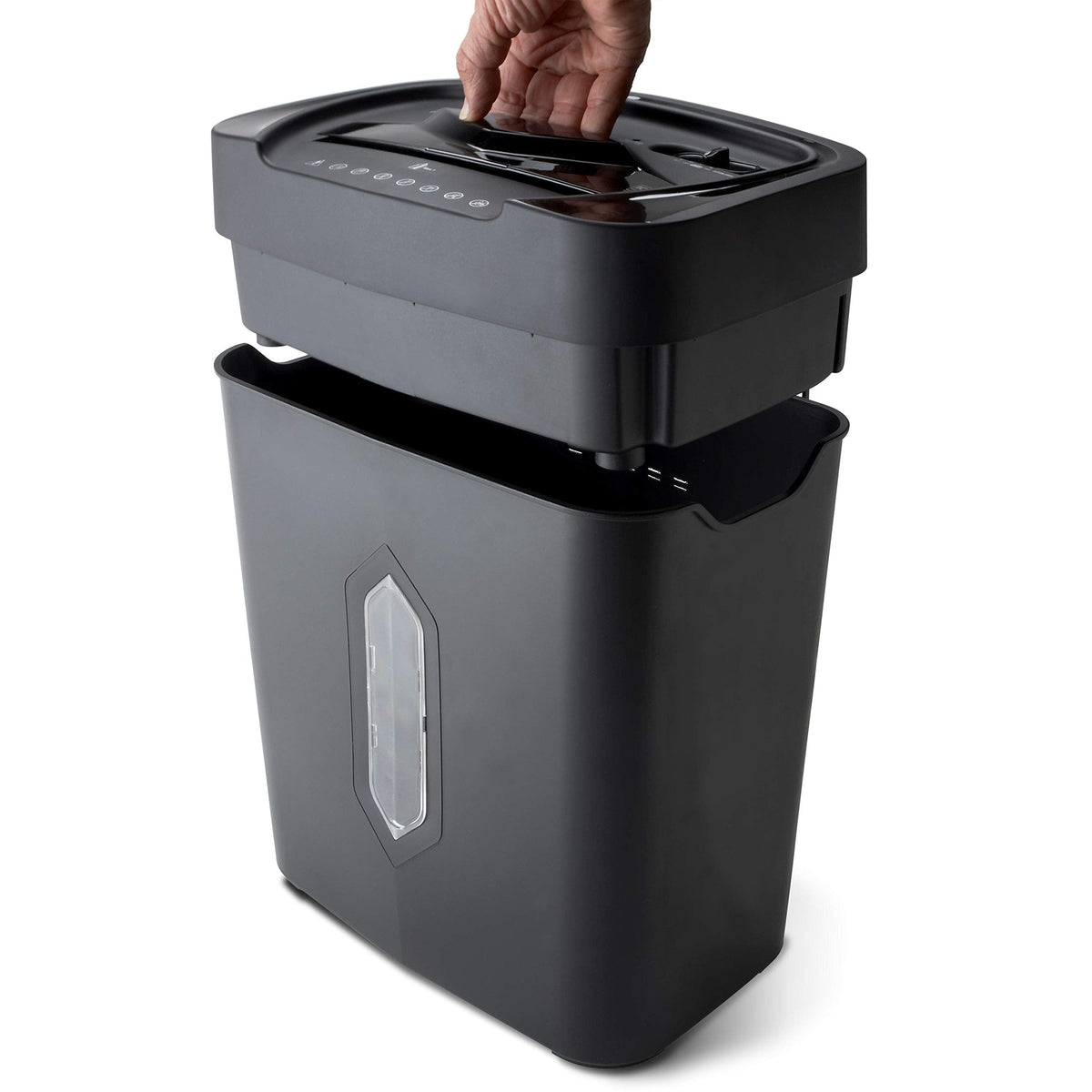 Aurora Anti-Jam 14-Sheet Crosscut Paper/CD and Credit Card Shredder/with 6-Gallon pullout Basket 120 Minutes Continuous Run Time