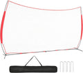 20x10FT Barricade Backstop Net â Heavy Duty All-Ball Sports Barrier Netting, Portable Lacrosse Backstop Net with Carry Bag