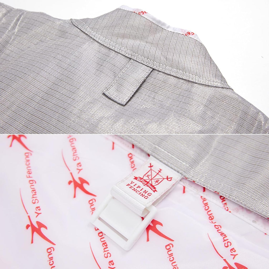 Fencing Lame, Fencing Electric Saber Jacket, Non-Washable Electric Fencing Metal Jacket Metallic Vest - Unisex Fencing Uniform(46#)