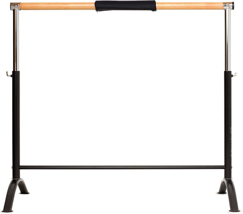 LeStage Ballet Barre - Portable Freestanding Adjustable Training Barre - Pro Series with Foam Protector and Elastic Stretching Strap