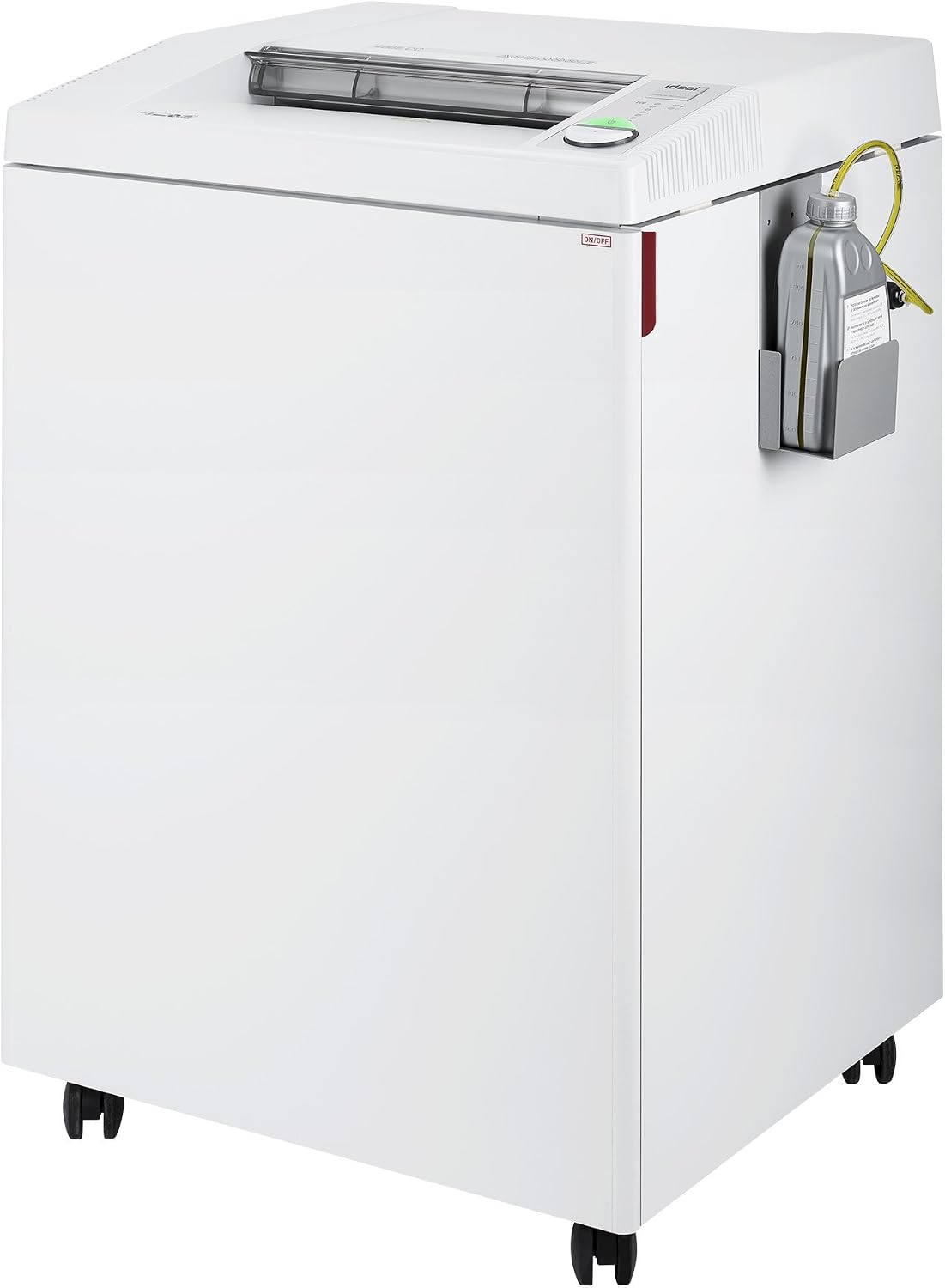 4005 Cross Cut Commercial Office Paper Shredder with Automatic Oiler, Continuous Operation, 37-39 Sheet Capacity, 44 Gal Bin, 20AMP Required