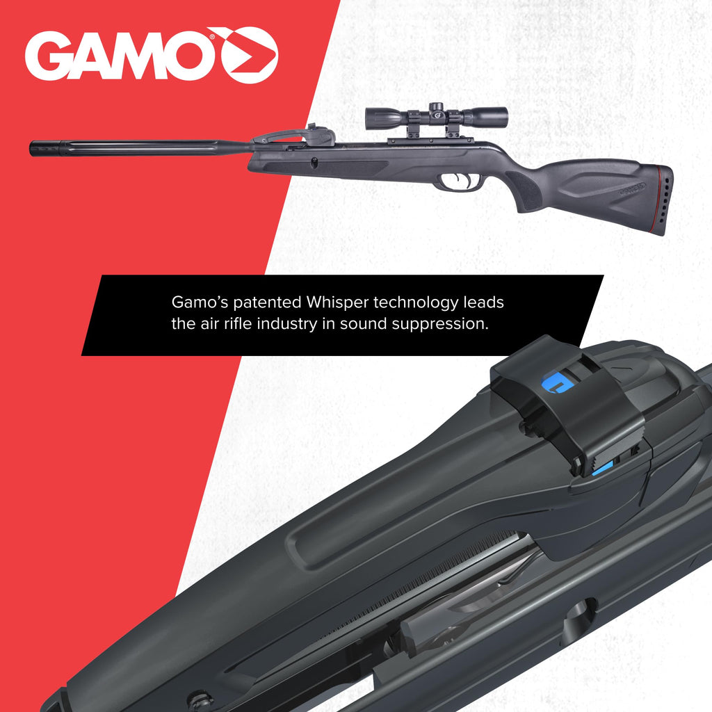 Gamo Swarm Whisper Break Barrel Pellet Air Rifle - 10-Rounds
