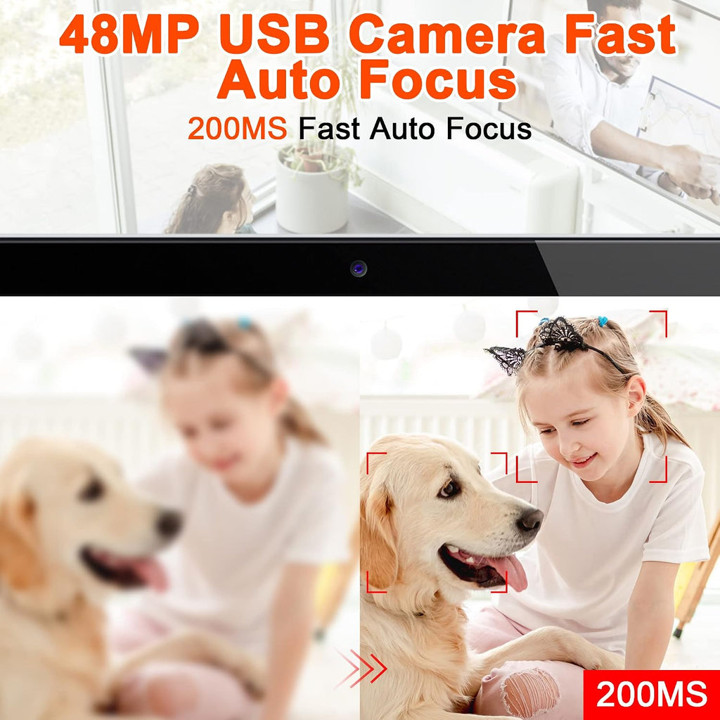 48MP Autofocus USB Camera Module 8000X6000 Ultra HD 8K UVC Industrial Webcam Camera Module for Photography Document Scan Inspection
