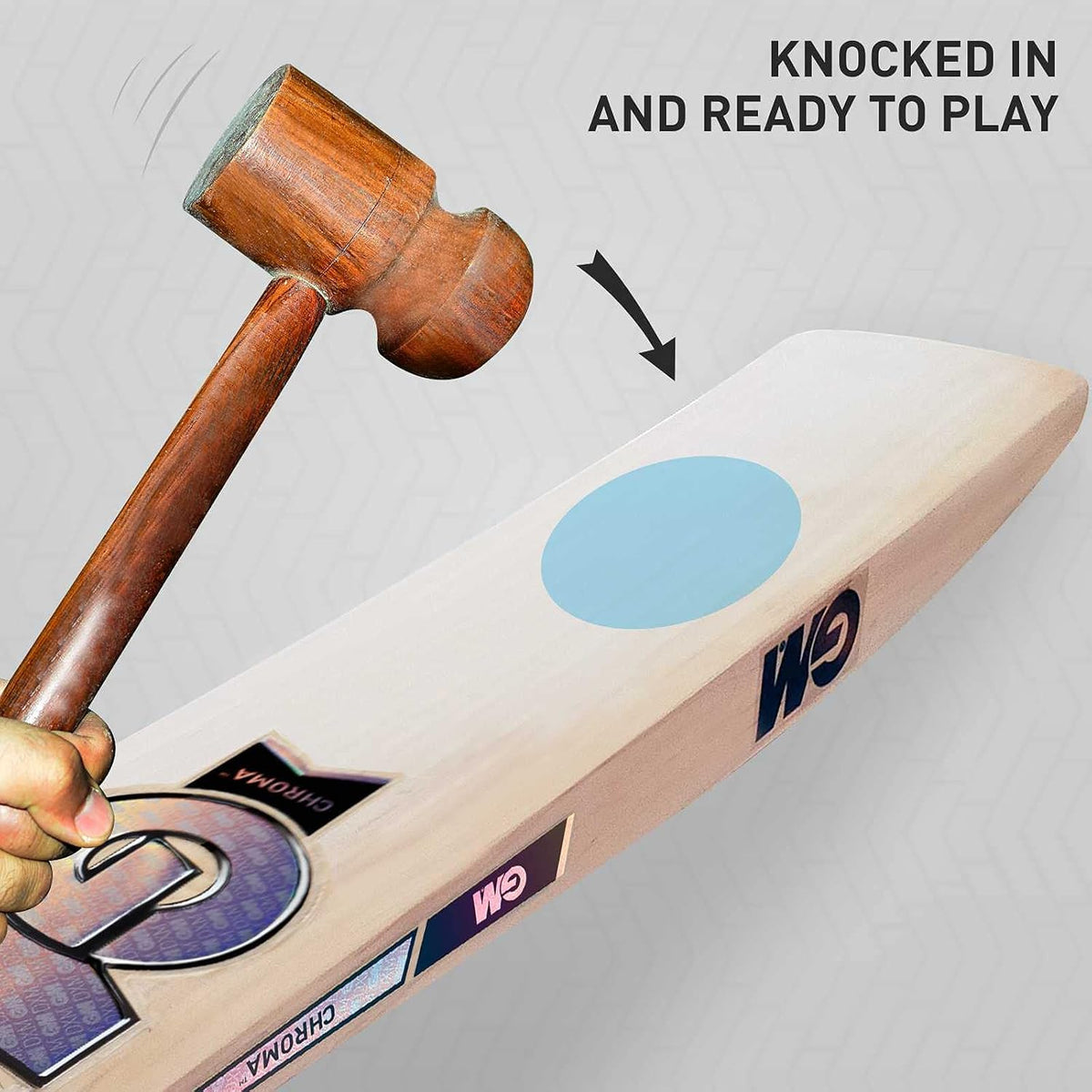 GM Chroma 808 English Willow Short Handle Cricket Bat Size-Mens