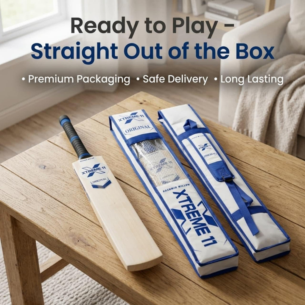 Kashmir Willow Cricket Bat | Lightweight & Short Handle with 9+ Grains Un-Knocked | Ideal for Adults, Power Hitting, Daily Net Practice, Club Matches, Hard Ball and Backyard Cricket Practice