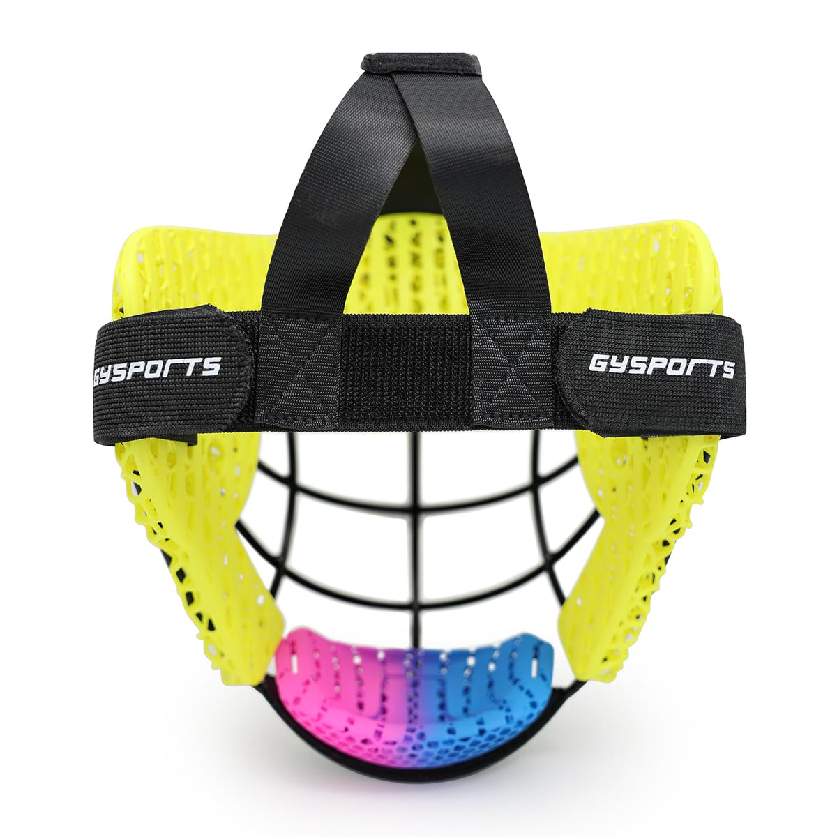 GY Field Hockey Face Mask Men/Women/Youth with 4.5mm 304 Stainless Steel | Ortholite Foam Lining | Protective Rear Shell for Goalkeepers/Penalty Corner Defenders