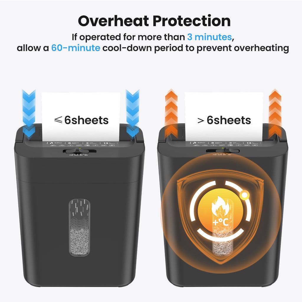 Locksworth 16-Sheet Cross Cut Paper Shredder, 6 Gallon Heavy Duty Commercial Shredder for Home Office, P-4 High Security Shredders for Paper/CD/Credit Card/Staple/Clip, 60 Mins Continuous Running