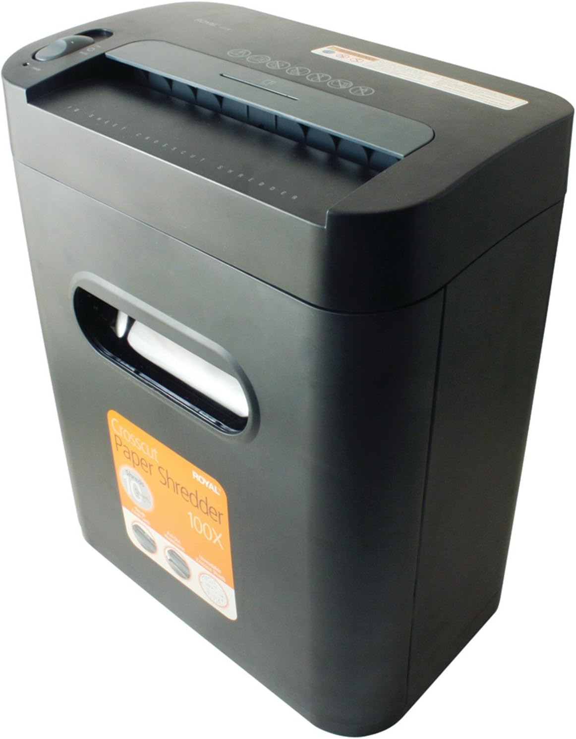 Royal 29171Y 100X 10-Sheet Crosscut Shredder