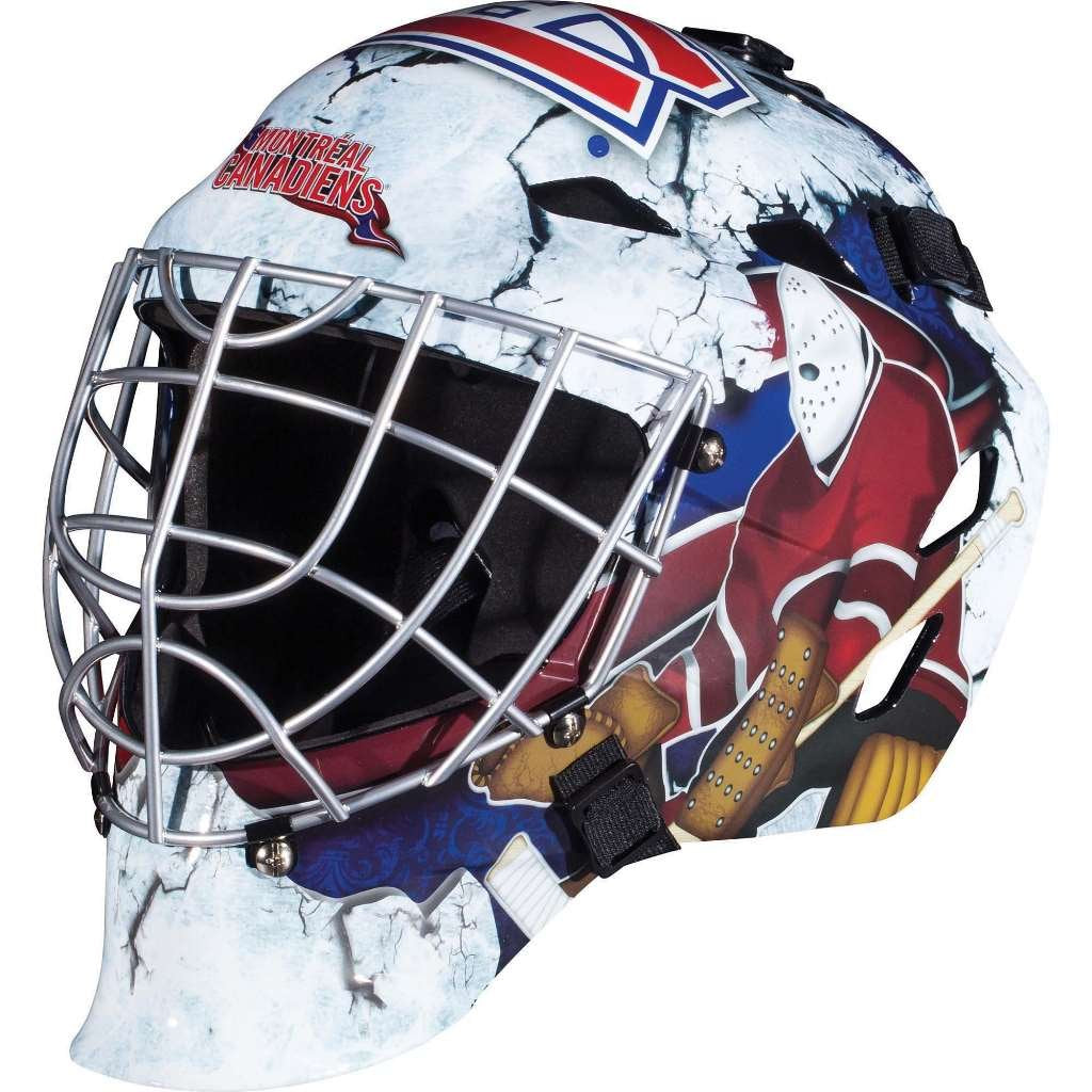 Franklin Sports Team Licensed NHL Hockey Goalie Face Mask - Goalie Mask for Kids Street Hockey - Youth NHL Team Street Hockey Masks