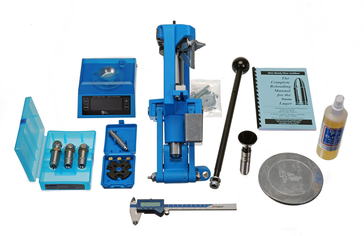 Dillon Precision BL550 Get Started Reloading Kit â 4-Station Progressive Reloading Press, Dies, Scale, Tools â Beginner Reloading Kit Made in USA