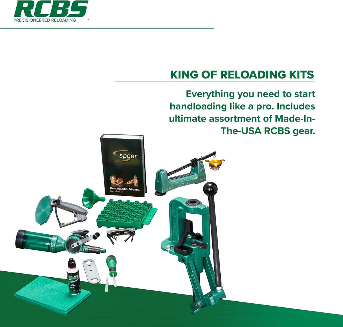RCBS Rock Chucker Supreme Master Reloading Kit