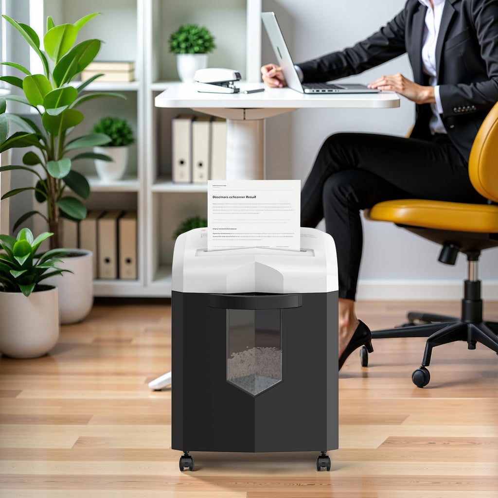 Bonsaii 12-Sheet Micro Cut Heavy Duty Paper Shredder for Home Office