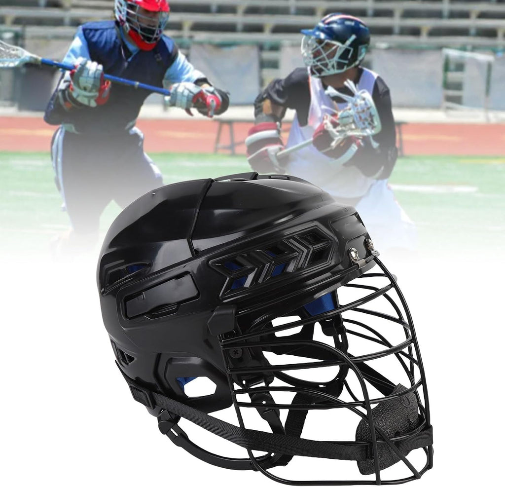 RiToEasysports Lightweight Hockey Helmet, Professional Training Headgear, Face Protective Equipment, Suitable for Players and Sports Enthusiasts