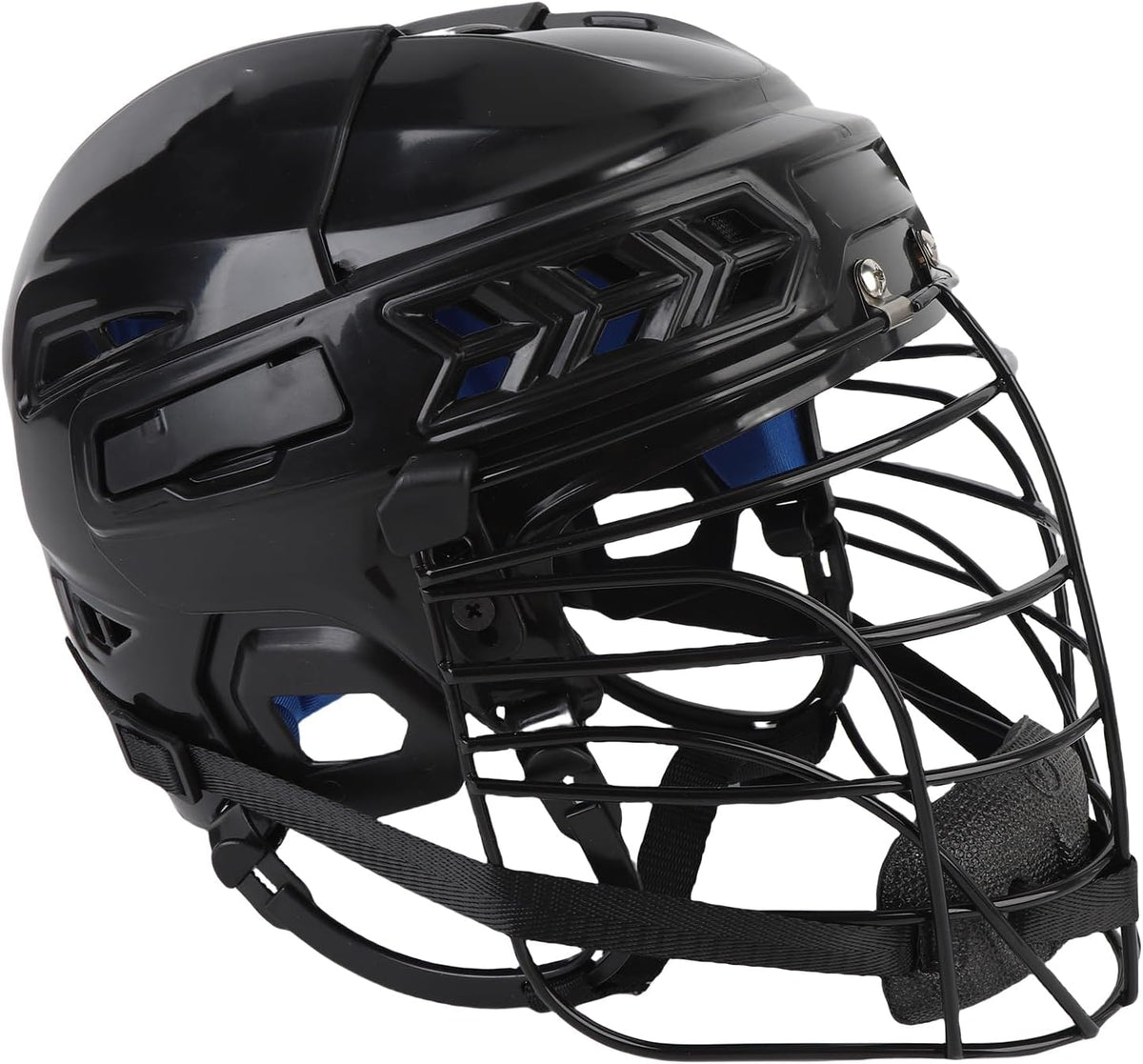 CHICIRIS Hockey Helmet, Professional Training Face Protection with Top Air Vents for Optimal Airflow, Lightweight PP EVA Construction for Sports Gear (M)