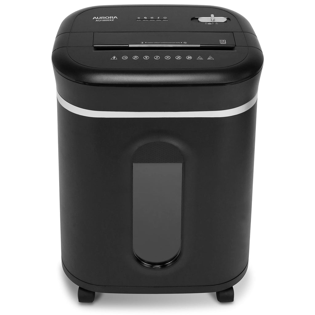 Aurora Professional Grade 150-Sheet Auto Feed Micro-Cut Paper and Credit Card Shredder/60 Minutes Continuous Run Time