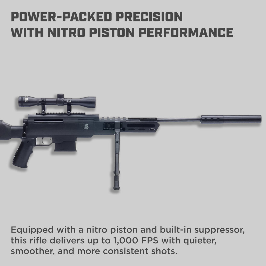Black Ops Sniper S .22 Caliber Pellet Sniper Rifle