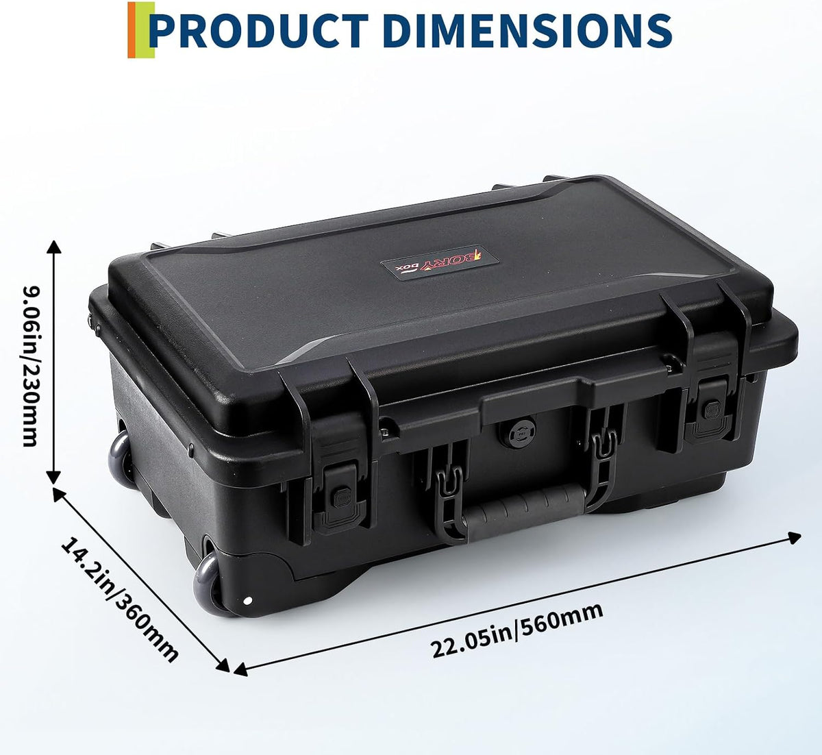 HeavyâDuty DSLR Hard Case, Dustproof, Document Bag & Camera Insert
