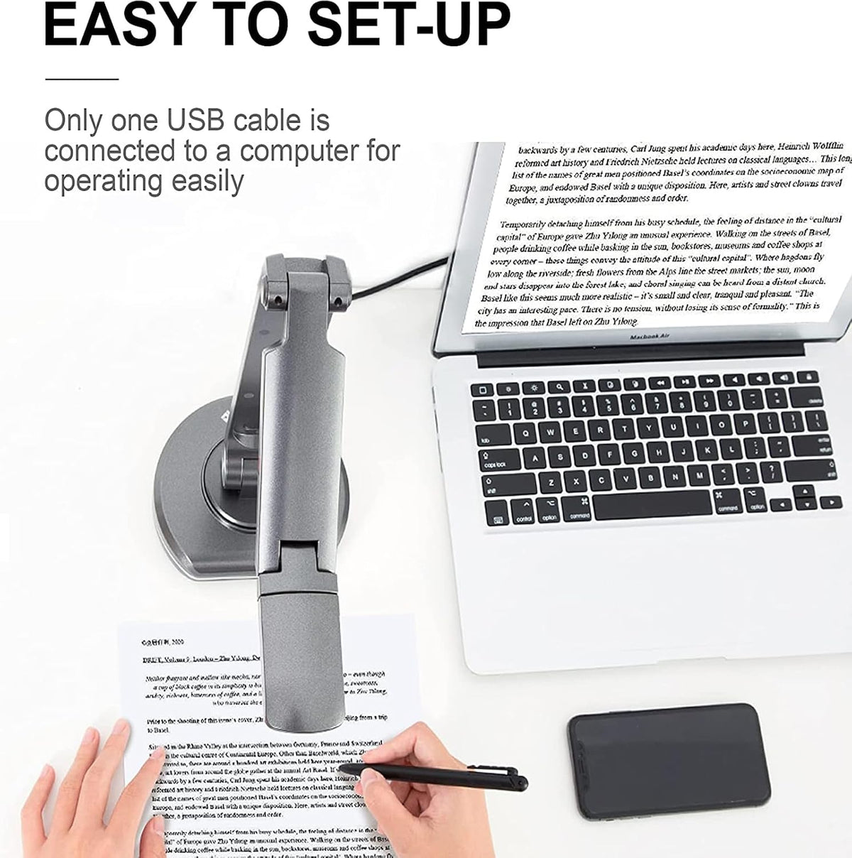 Joyusing V500S 8MP USB Document Camera, 2-Pack + 1 Free, 3 Total Cameras