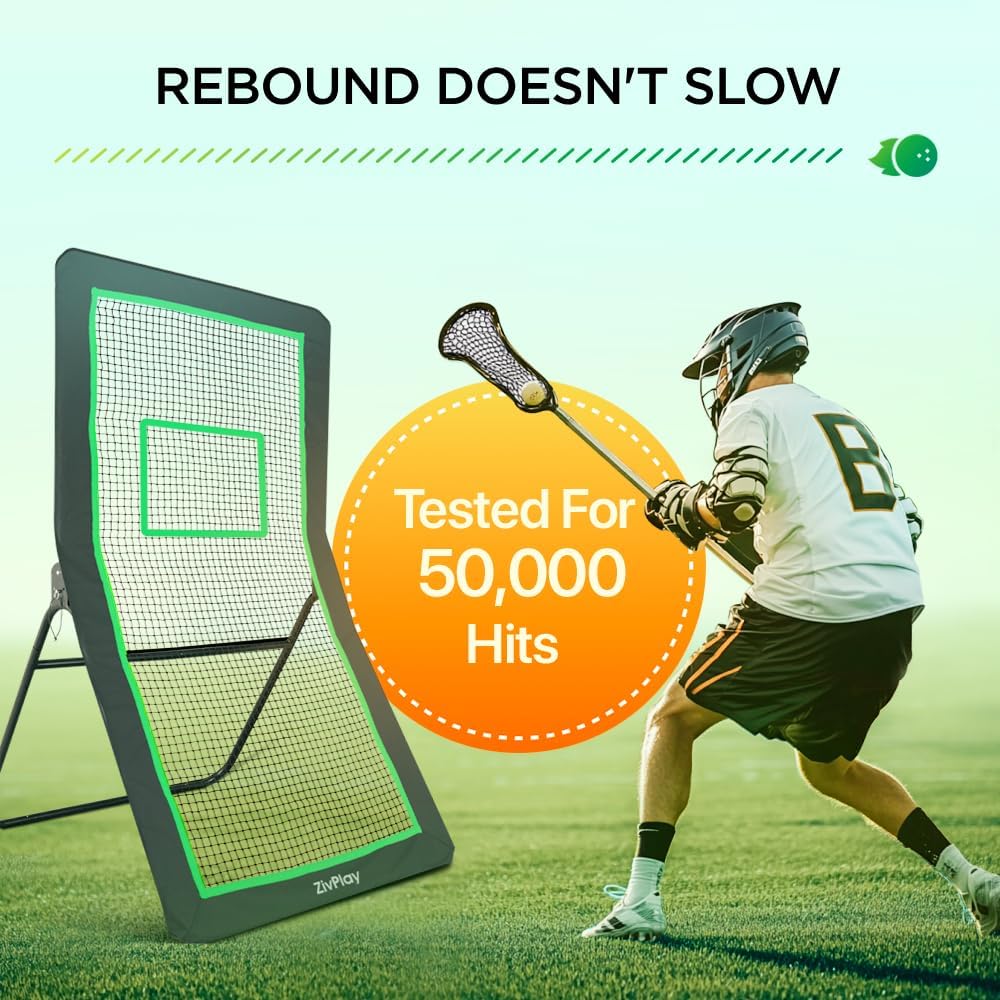Lacrosse Rebounder for Backyard Lacrosse Bounce Back Net for Lax Practice