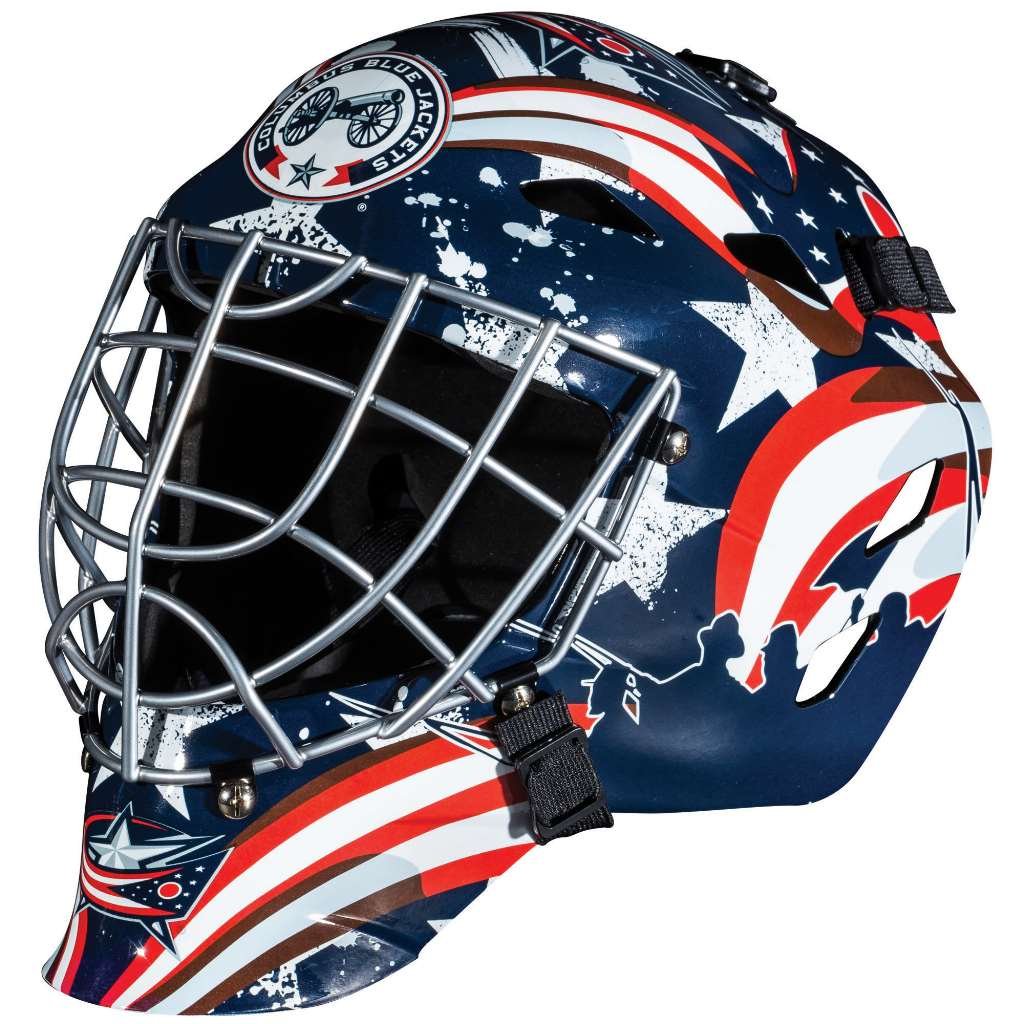 Franklin Sports Team Licensed NHL Hockey Goalie Face Mask - Goalie Mask for Kids Street Hockey - Youth NHL Team Street Hockey Masks