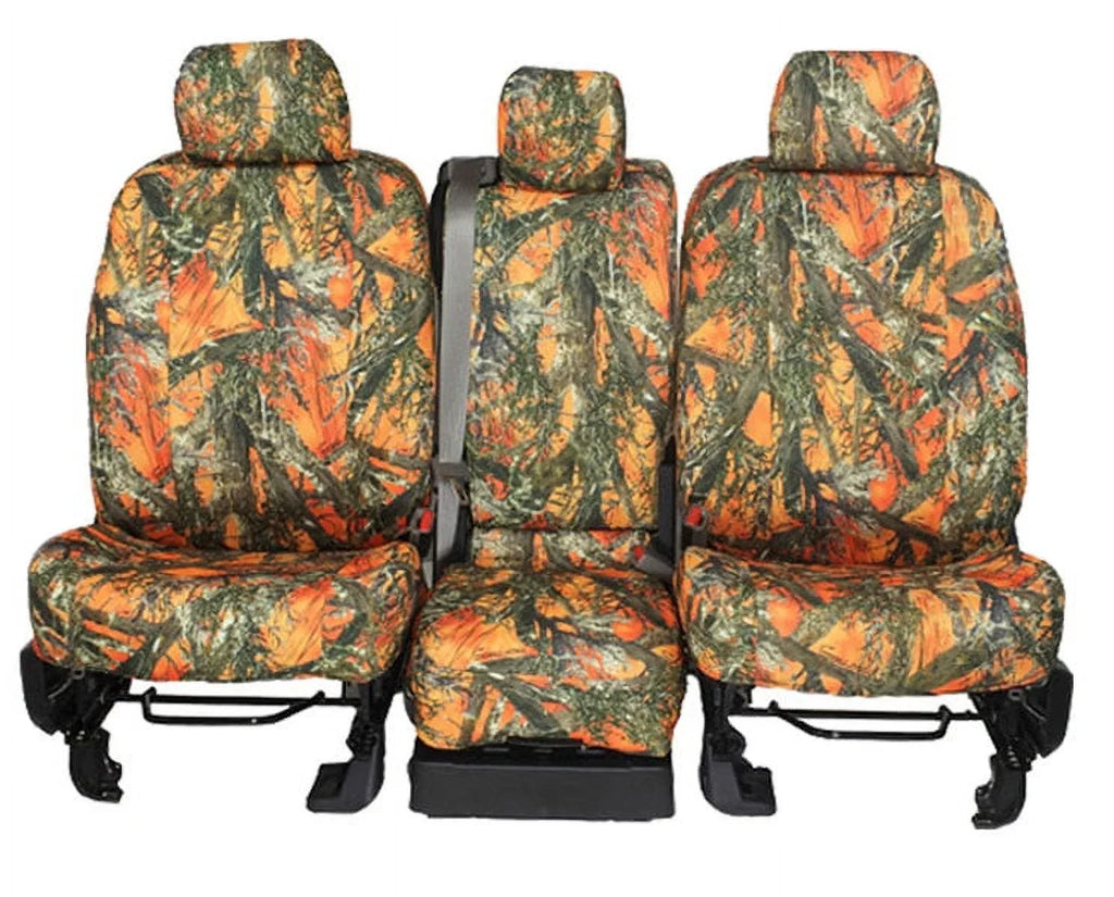 CalTrend Center 50/50 Split Bench TRUETIMBER Seat Covers for 1994-1997 Toyota Land Cruiser - TY120-72KA BLAZE Insert and Trim