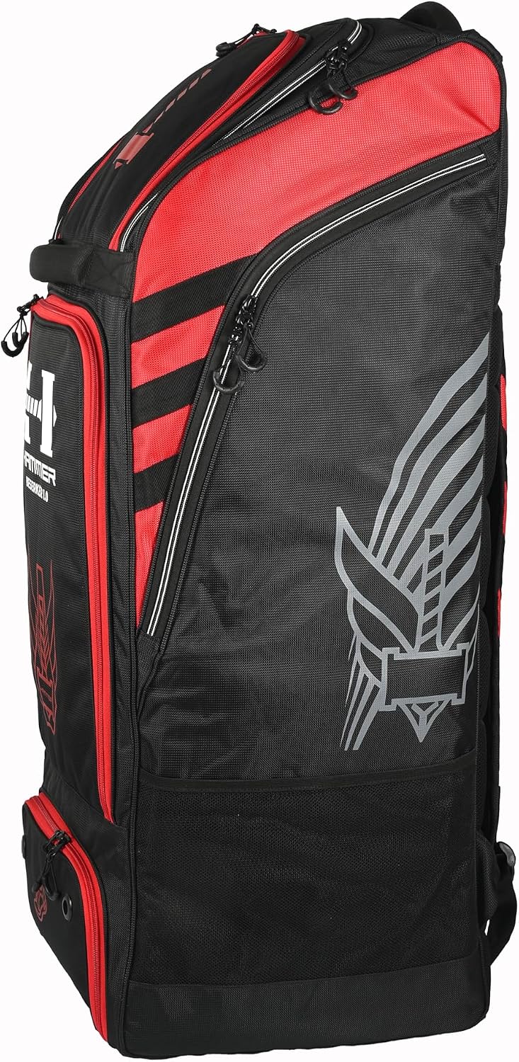 Hammer Beserker 1.0 Duffle Cricket Kit Bag - Premium 2100D Polyester | Dual Bat Pockets | Helmet & Shoe Compartment | Padded Protection | Adult Cricket Gear Bag