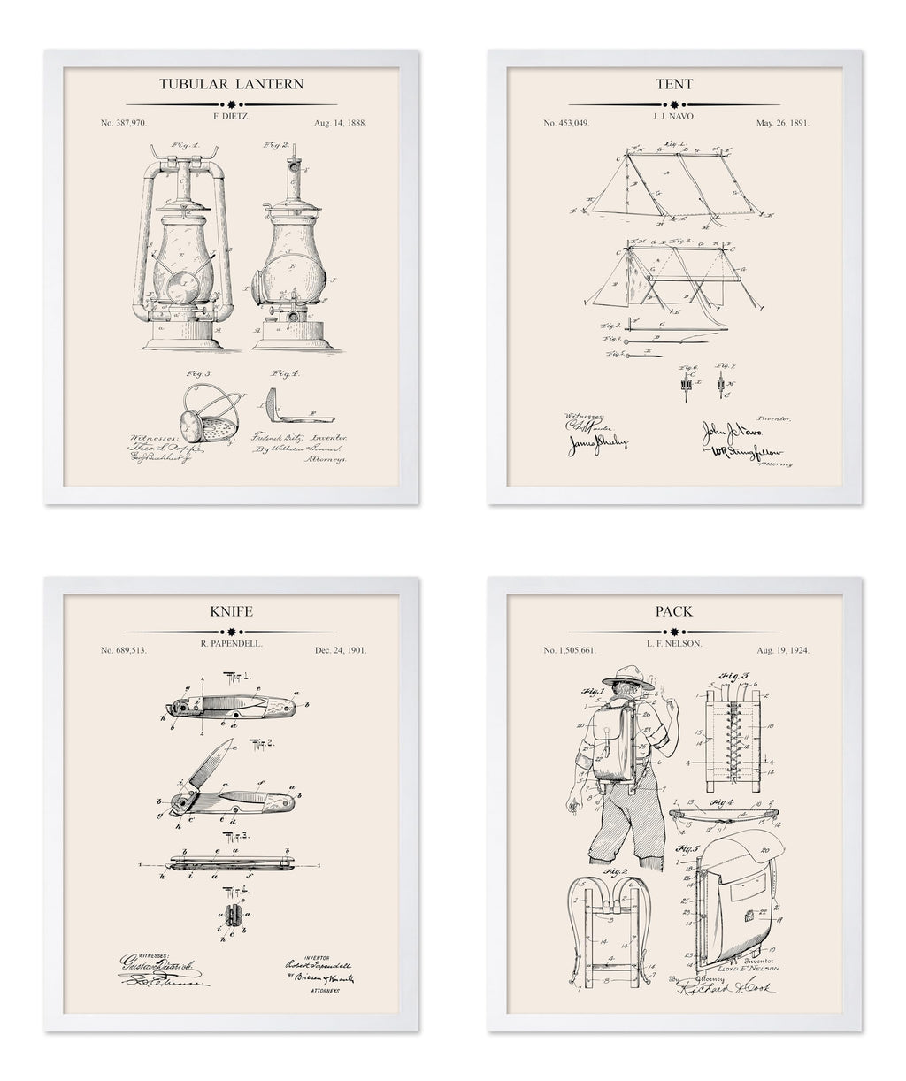 Poster Master 3-Piece Fencing Blueprint Poster - Fencing Garment Patent Print - Fencing Mask Design - Target Art - Sports Design - Technical Drawing Print - Gym or Office Decor - 8x10 Brown Framed