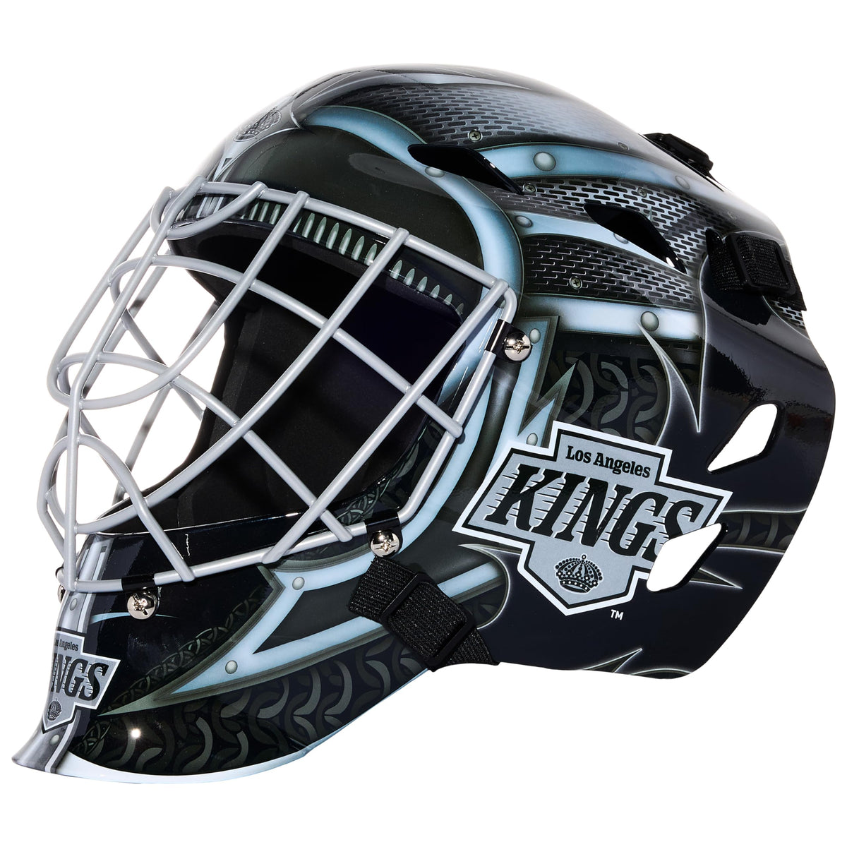 Franklin Sports Team Licensed NHL Hockey Goalie Face Mask - Goalie Mask for Kids Street Hockey - Youth NHL Team Street Hockey Masks