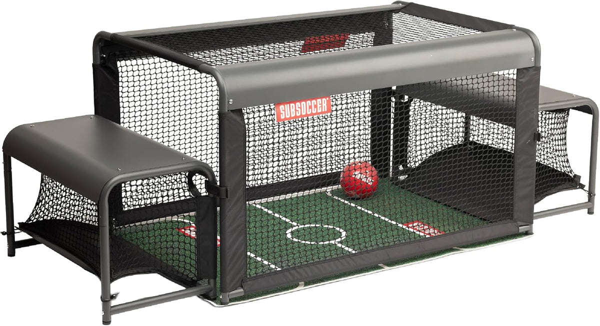 Subsoccer S3 Edge Bench Soccer Game with Mat and Ball, Portable Table Set