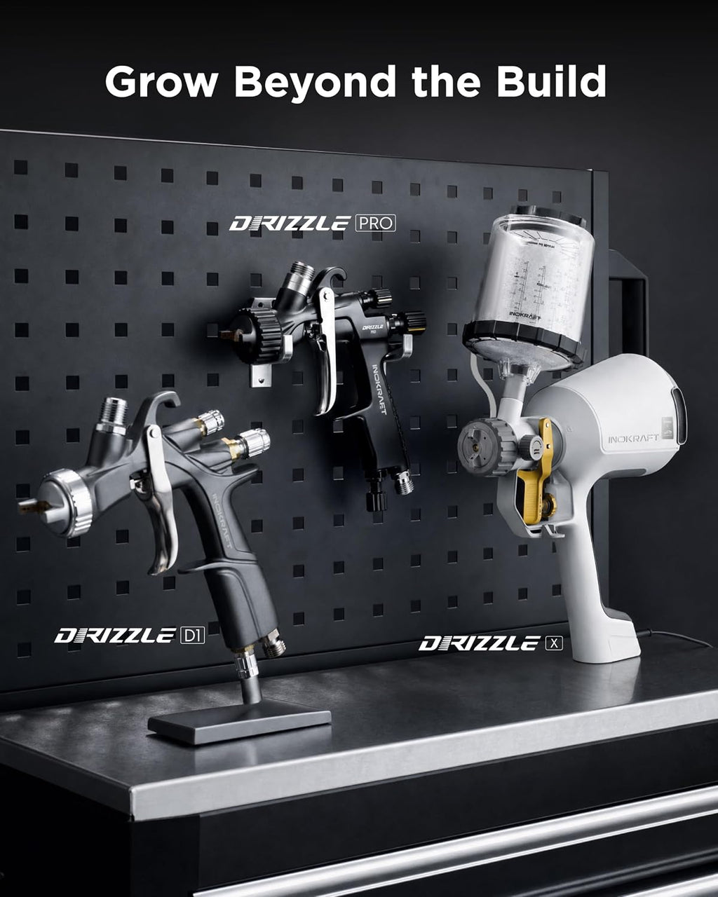 InoKraft Drizzle X Electric Spray Paint Gun for Automotive Spot Refinishing